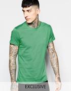 Farah T-shirt With F Logo Slim Fit Exclusive - Fern