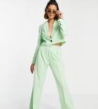 Reclaimed Vintage Inspired High Waisted Pants In Green