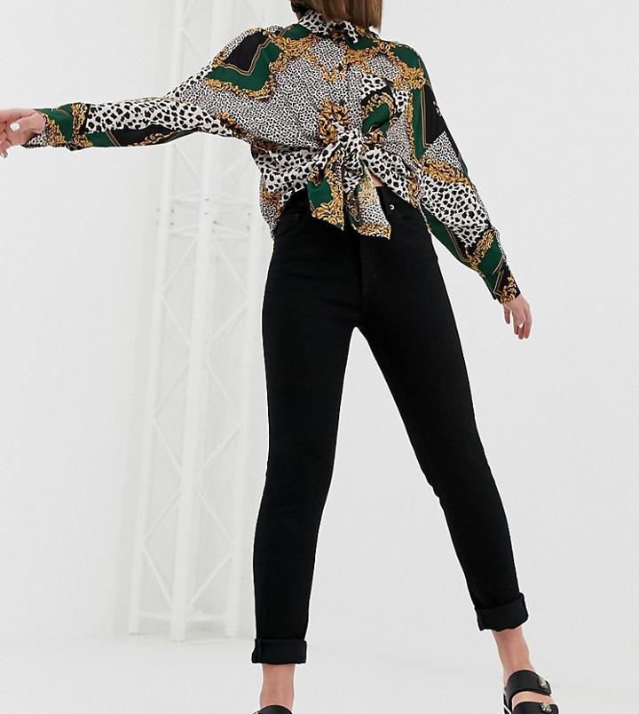 Monki Moop Jeans In Black