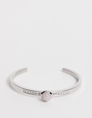 Dyrberg Kern Compliments Bracelet Set With Interchangable Charm - Silver