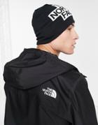 The North Face Highline Reversible Beanie In Black