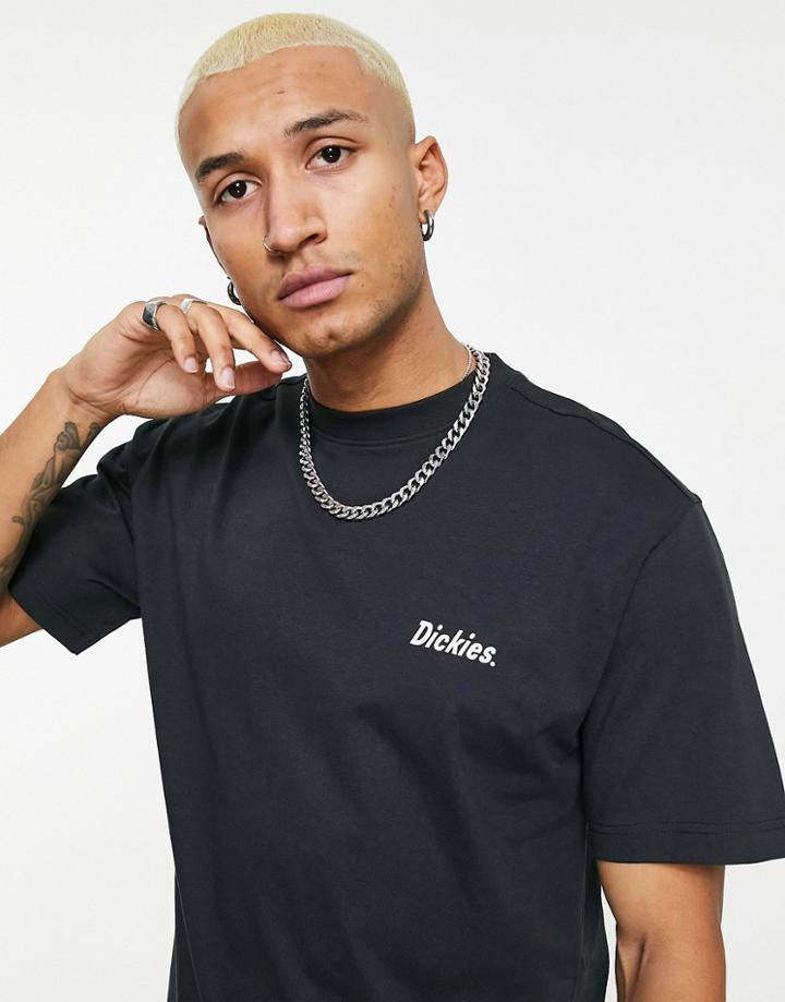 Dickies Bettles Back Print T-shirt In Black