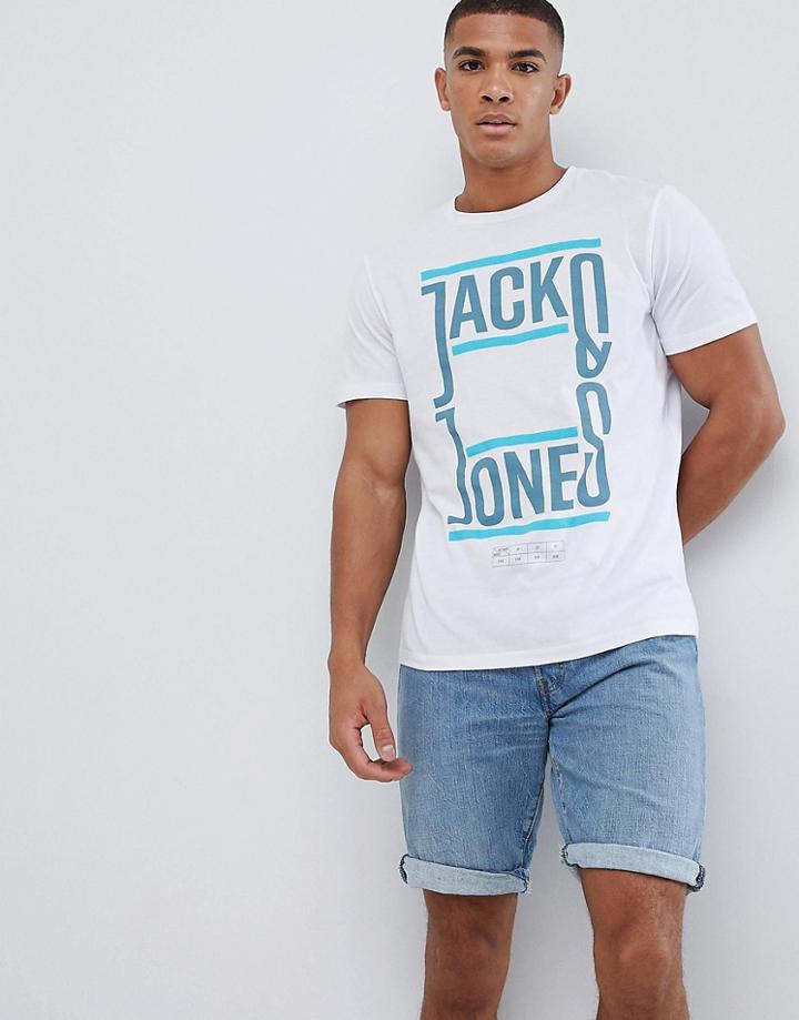 Jack & Jones Large Logo T-shirt - Navy