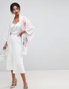 Ted Baker Aava Pleat Insert Culottes - White