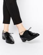 Asos Merit Flat Shoes - Black