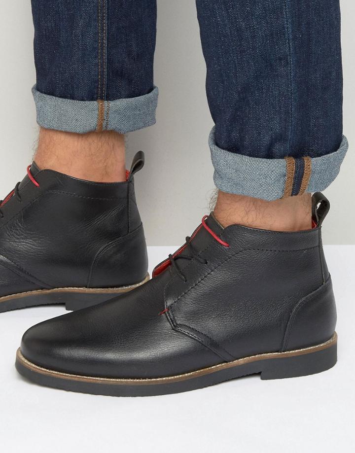 Front Desert Boots - Black
