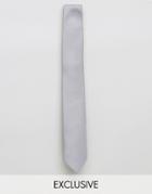 Noose & Monkey Poly Blade Tie - Gray