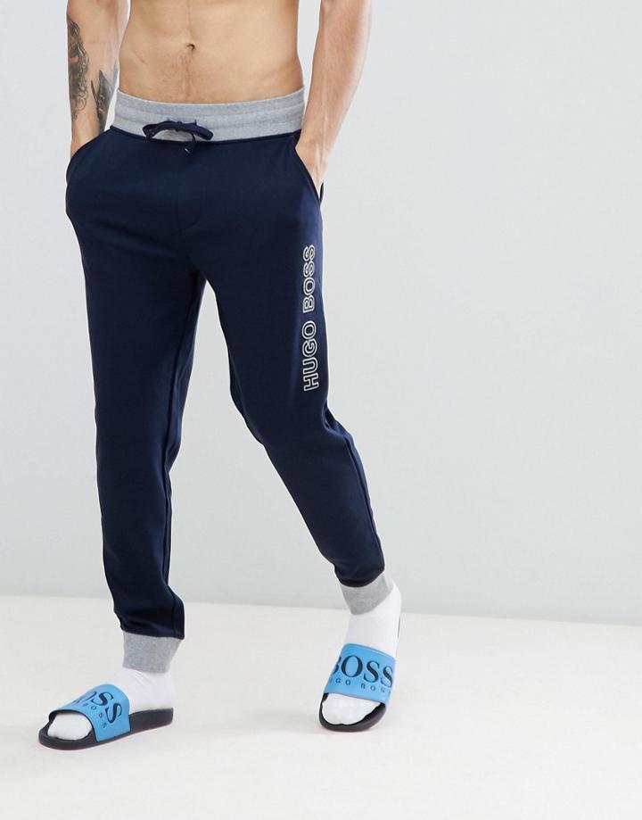 Boss Bodywear Cuffed Joggers - Navy