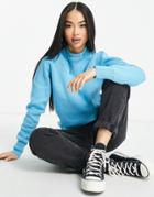 Monki Knit Sweater In Bright Blue