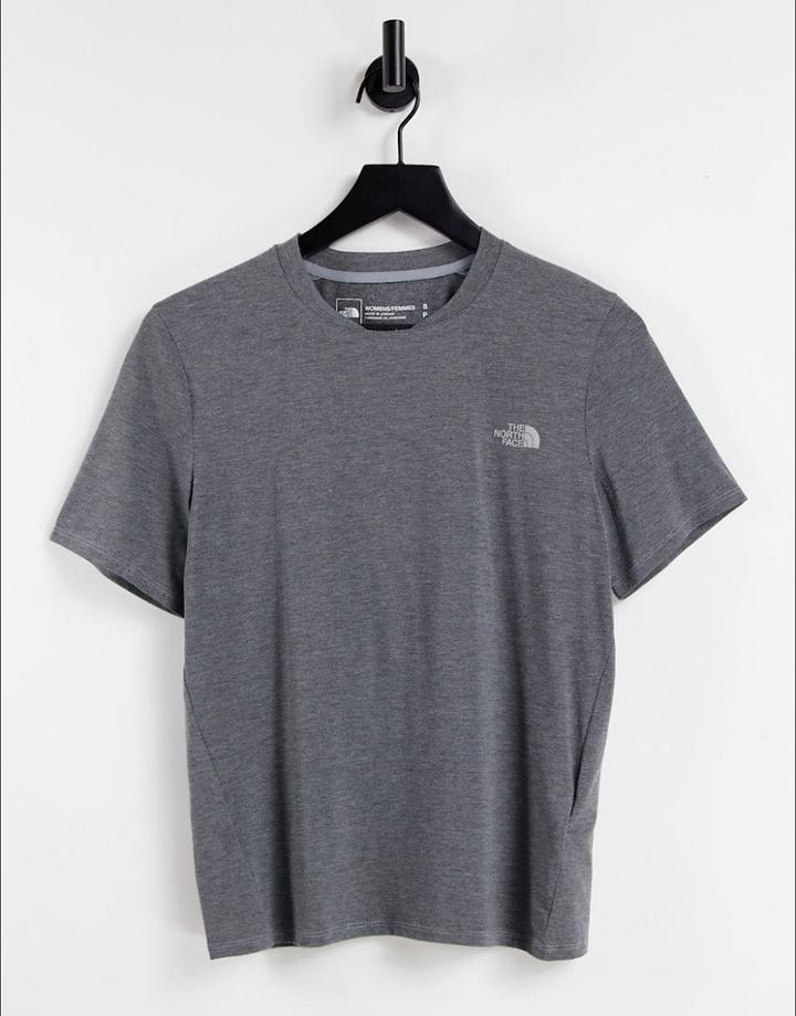 The North Face Wander T-shirt In Gray-grey