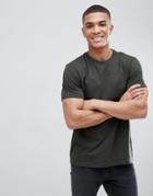 Asos Design Boxy Fit T-shirt In Green - Green