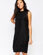Minimum High Neck Shift Dress - 999 Black