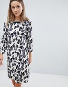 In Wear Baia Floral Print Shift Dress - Cream
