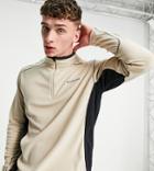 Columbia Klamath Range Ii Half Zip Fleece In Beige Exclusive At Asos-white