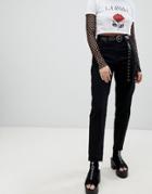 Kubban Core Mom Jeans - Black