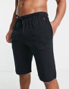 Polo Ralph Lauren Lounge Shorts With Pony Logo In Black