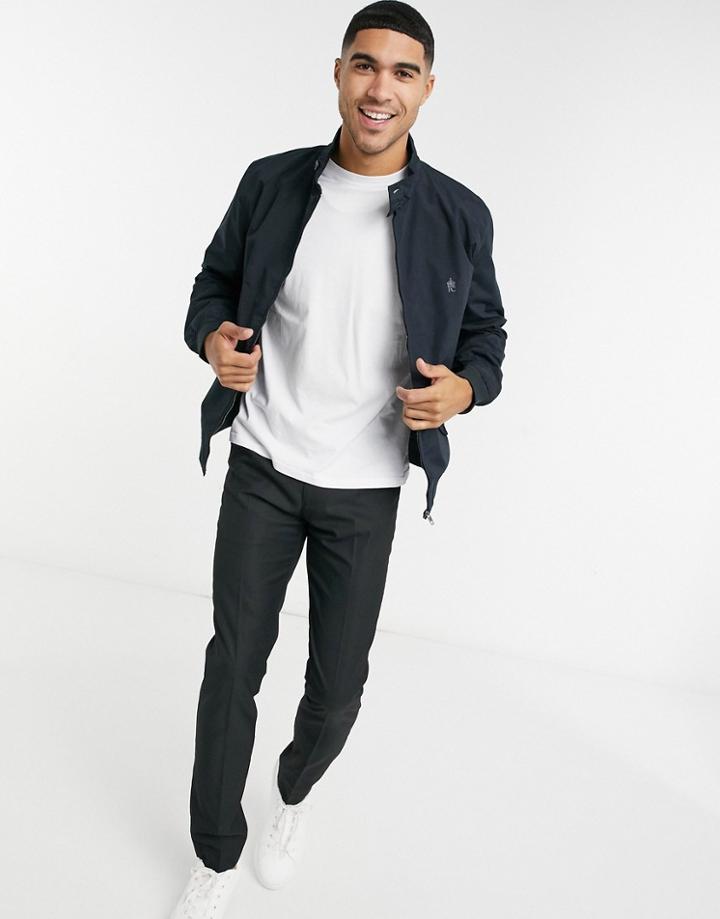 French Connection Harrington Jacket In Navy