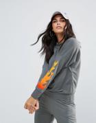 Lasula Flame Sweatshirt - Gray