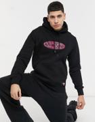 Arcminute Hoodie With Back Print In Black