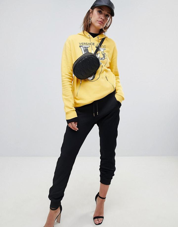 Versace Jeans Metallic Logo Joggers Two-piece - Black