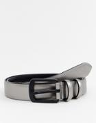 Smith & Canova Belt With Metallic Details In Silver - Multi