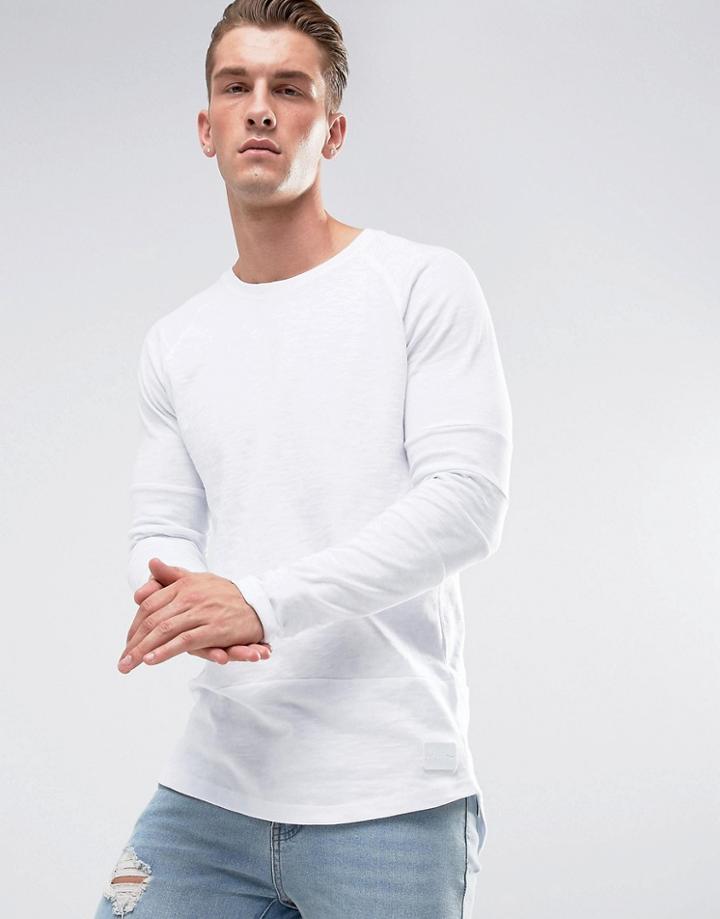 Just Junkies Long Sleeve Top - White