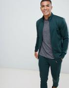 Only & Sons Track Jacket With Side Stripe - Green