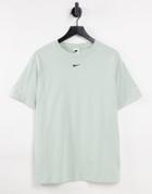 Nike Essentials Boyfriend T-shirt In Dusty Green