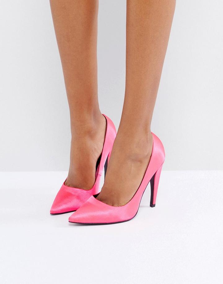Asos Prosecco Pointed High Heels - Pink