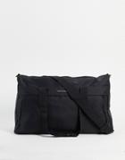 French Connection Nylon Holdall In Navy-black