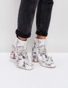 Asos Early Sky Bow Boots - Multi