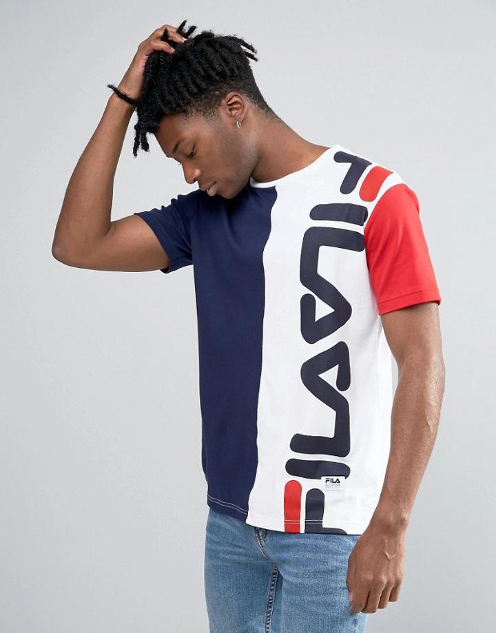 Fila Black Retro T-shirt - Navy