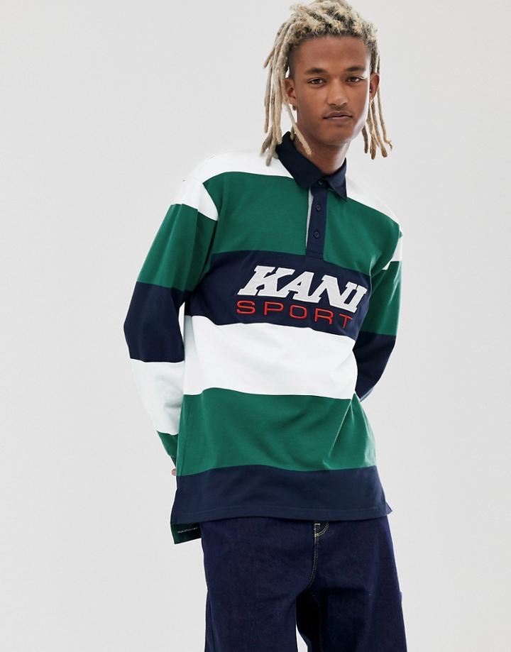 Karl Kani Sport Rugby Shirt In Green