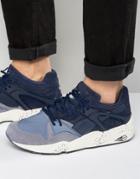 Puma Blaze Winter Tech Sneakers In Blue 36134101 - Blue
