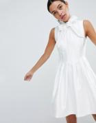 Ted Baker Doora Structured Dress - White