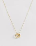 Pieces Multi Circle Necklace In Gold