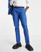 Twisted Tailor Ellroy Skinny Fit Suit Pants In Blue