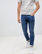 Only & Sons Jeans In Slim Fit Washed Blue Denim - Blue