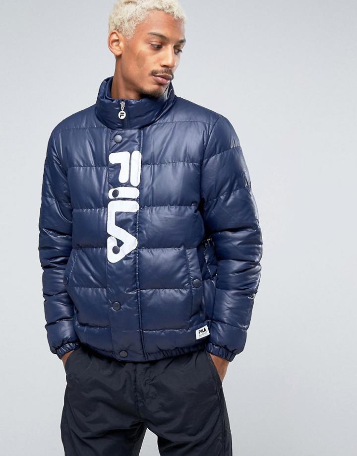 Fila Black Padded Jacket - Navy