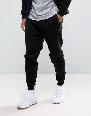 Intense Joggers In Black Skinny Fit - Black