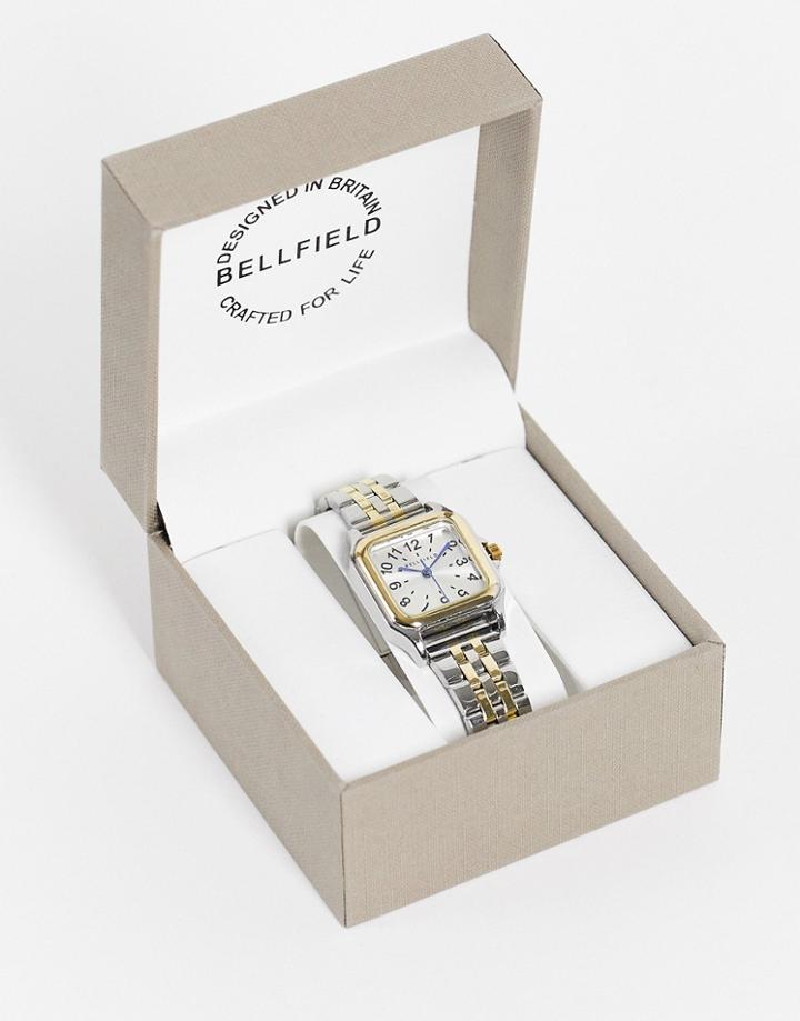 Bellfield Womens Watch With Two Tone Bracelet-multi
