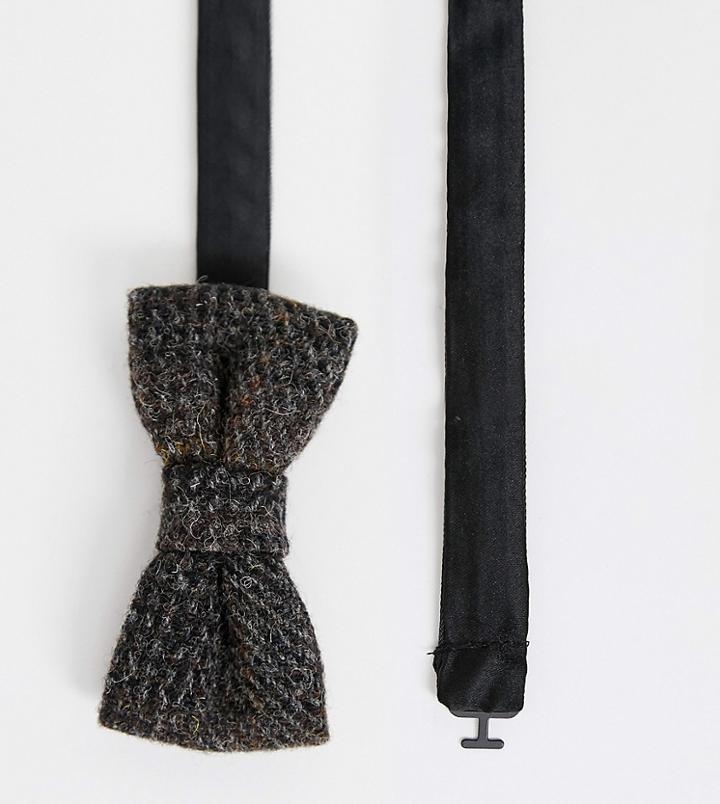 Heart & Dagger Brown Tie In Wool - Brown