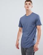 Only & Sons Longline Crew Neck T-shirt - Gray