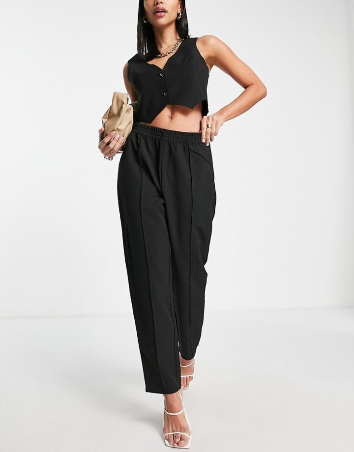 Na-kd Pull On Smart Pants In Black