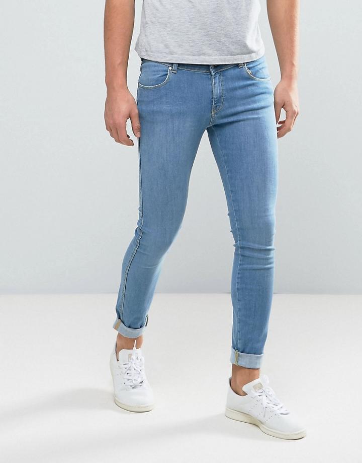 Dr Denim Dixy Jean Organic Light Blue - Blue