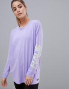 Haus By Hoxton Haus Hood Skater T-shirt In Lilac - Purple