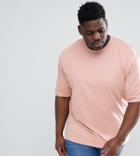 Only & Sons Plus Oversized T-shirt - Pink