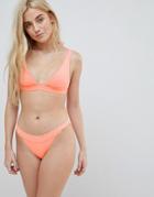 Rip Curl Premium Surf Halter Bikini Top - Orange