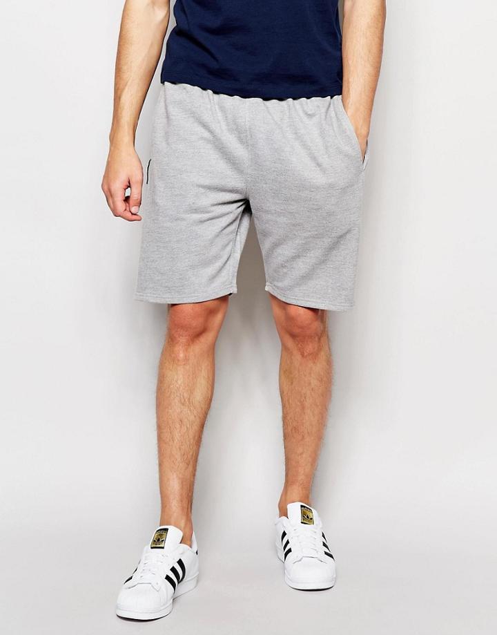 D-struct Chain Marl Jogger Shorts - Gray