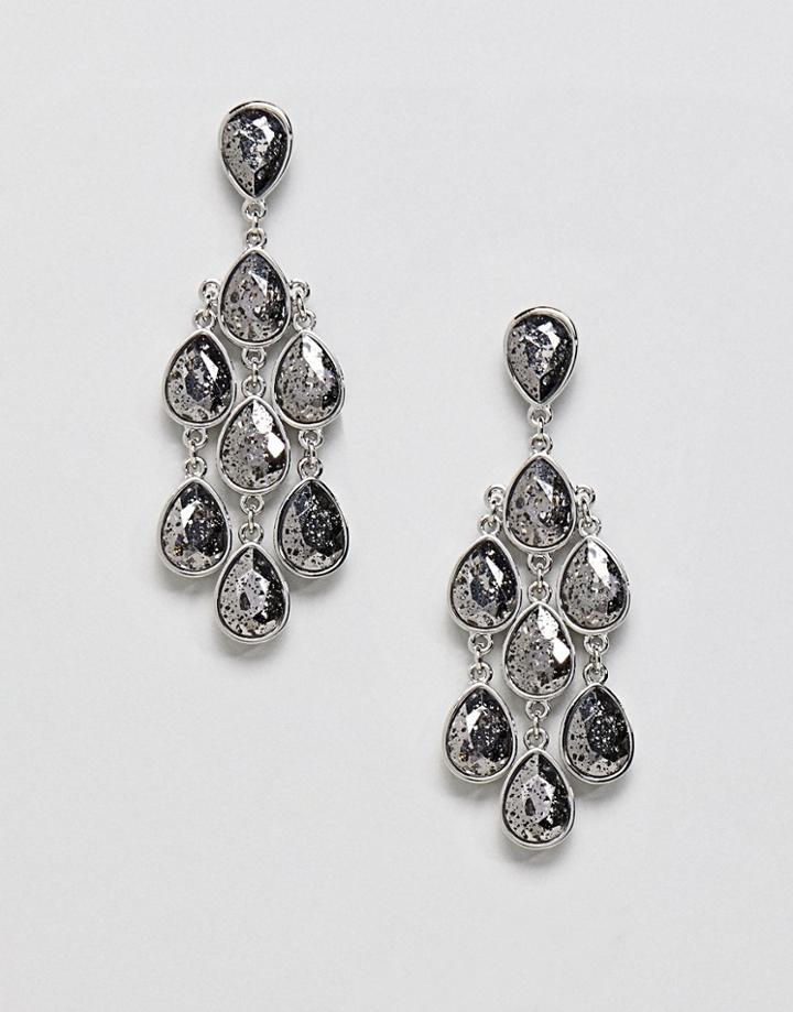 Coast Statement Teardrop Earrings - Silver